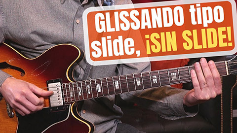 Tocar con un solo dedo, ¡glissando tipo slide! (recurso para fraseo)