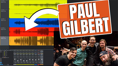 ¡El MULTITRACK de cuando TOQUÉ con PAUL GILBERT!